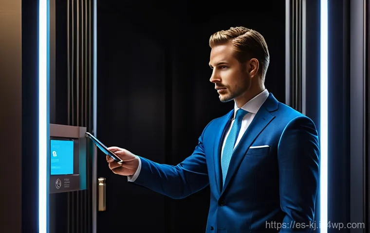 CORS 교차 출처 리소스 공유  이해 및 활용 - **Prompt:** "A highly detailed, cinematic image of a sophisticated, well-dressed doorman standing gu...