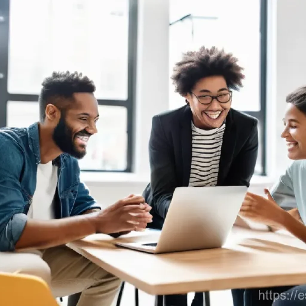 웹 기술을 활용한 커뮤니티 플랫폼 개발 - **Prompt 1: Diverse Digital Community Connection**
"A vibrant and diverse group of adults and te...