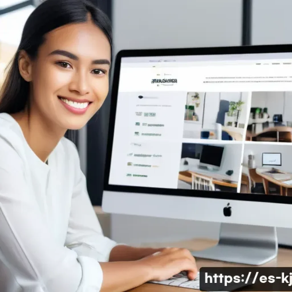 웹 퍼포먼스를 향상시키는 이미지 최적화 기법 - **Prompt:** A young female tech blogger, dressed in smart-casual attire, sitting comfortably at a co...