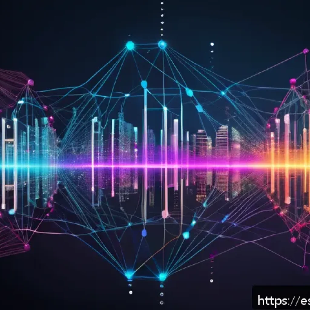 분산 시스템에서의 웹 기술 활용 방안 - A sophisticated digital illustration of a modern distributed computing environment showcasing interc...