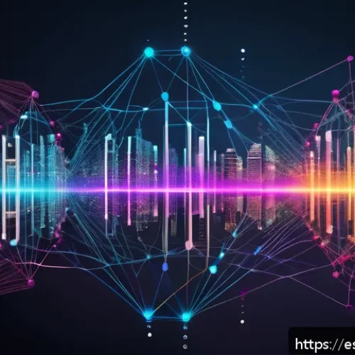 Home 17 분산 시스템에서의 웹 기술 활용 방안 - A sophisticated digital illustration of a modern distributed computing environment showcasing interc...